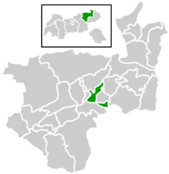 Location within Kufstein district