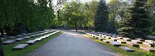 Graves of those who died in the battles of the 2nd Ukrainian Front