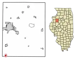 Location of St. Augustine in Knox County, Illinois