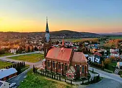 Aerial view of Równe