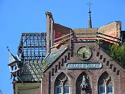 Ruined Building detail of Kolleg St. Ludwig