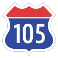 Expressway No.105 shield}}