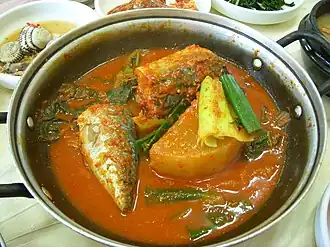 Godeungeo-jorim (simmered mackerel)