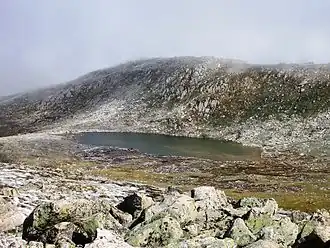 Lake Cootapatamba, the lake on the highest place in the Australian mainland