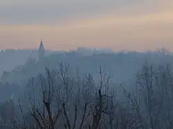 View of Piaski Wielkie from Kozłówek