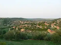 Panoramic view of the village