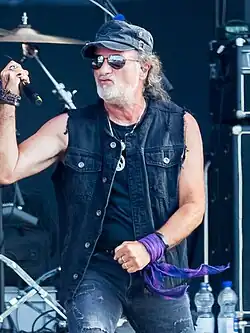 Storace with Krokus in 2019