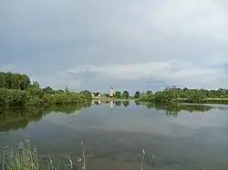 View of the village from the west (2024)