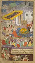 Folio from the Ramayana of Valmiki (The Freer Ramayana), 1597–1605