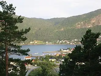 View of the village of Kyrksæterøra