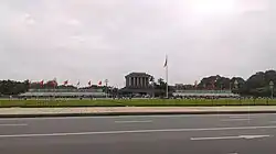 Centered by Ho Chi Minh Mausoleum