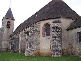 The church in Vaudeurs