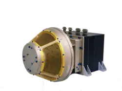 Flight model of one of the two Light Ion Analyzer (LIA) detector heads
