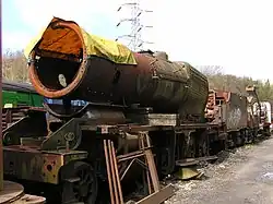 48173 awaiting restoration at Bitton on the Avon Valley Railway