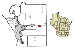 Location in La Crosse County, Wisconsin