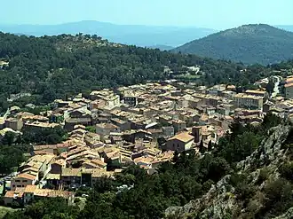La Garde-Freinet, seen from the fort