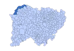 Location in Salamanca