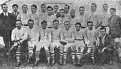 Section Paloise, winners of the French rugby championship in 1927-1928