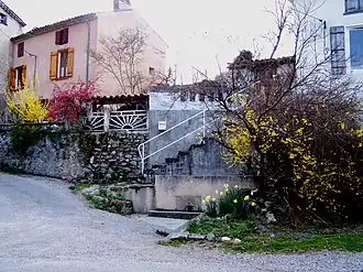 The fountain at Lacassagne, in Ganac