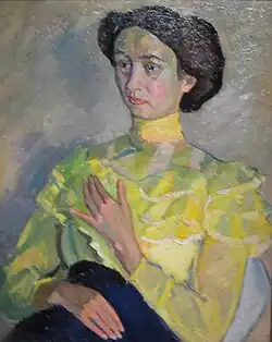 Femme en jaune, 1910