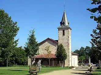 The church in Laglorieuse
