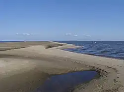 Lago Merín's beach on the shore of Lagoon Merín in 2012
