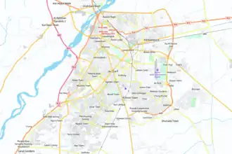 Data Darbar is located in Lahore