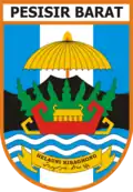 Coat of arms of Pesisir Barat Regency