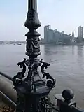 Bazalgette lamp post on Chelsea Embankment