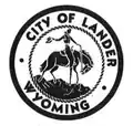 Official seal of Lander, Wyoming