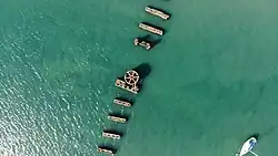 Langstone rail bridge turntable