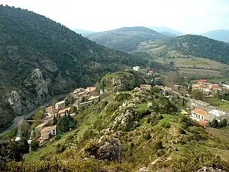A general view of Laroque-de-Fa