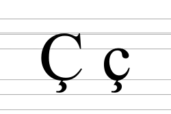 Writing cursive forms of Ç