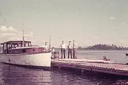 Log Pier Sanshaw Mine 1936