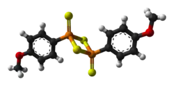 3D model of the Lawesson's reagent molecule