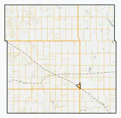 Hodgeville is located in Lawtonia No. 135