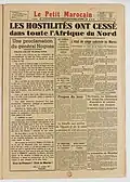 November 12, 1942: Hostilities Have Ceased Throughout North Africa