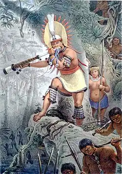 Battle signal of the Coroados, c. 1834-1839