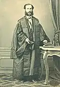 Pisani in 1850, upon graduation (photo Leandro Preziosi)