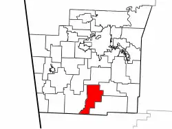 Location of Lee's Creek Township in Washington County