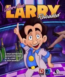 Cover art showing Larry Laffer in his iconic white leisure suit