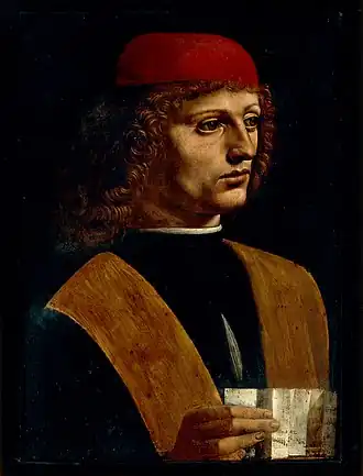 Portrait of a Musician, c. 1483–1487, Pinacoteca Ambrosiana, Milan