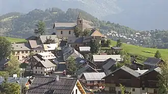 Albiez-Montrond in the foreground, with Albiez-le-Jeune in the background