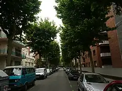 A residential street in Les Tres Torres