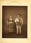 1: Shepherd and peasant woman from Malissor