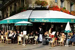 Image 54Les Deux Magots in Paris, once a famous haunt of French intellectuals (2006) (from Coffee culture)