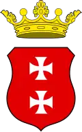 Lesser Coat of Arms of the Republic of Danzig c 1808