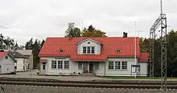 Lievestuore railway station.
