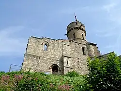 Modern colour photo of Lincoln Castle