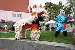 Lion Dance at Donnie Chin International Children's Park
